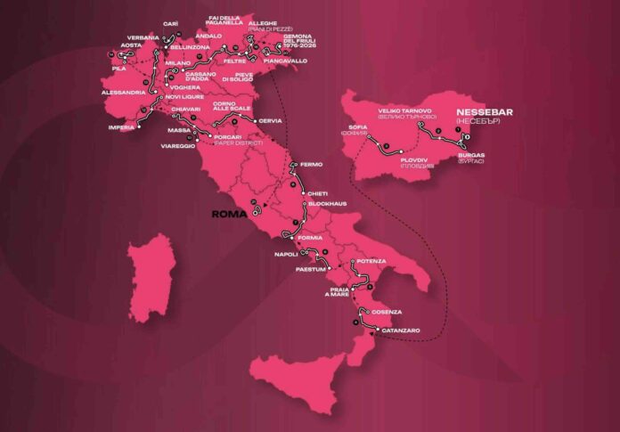 Giro 2026 parcours complet profils d'étapes et analyse du tracé