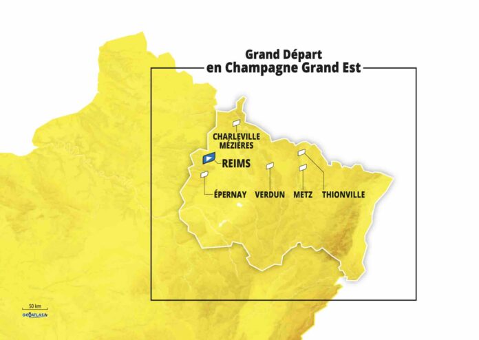 Tour de France 2028 le Grand Départ sera donné à Reims