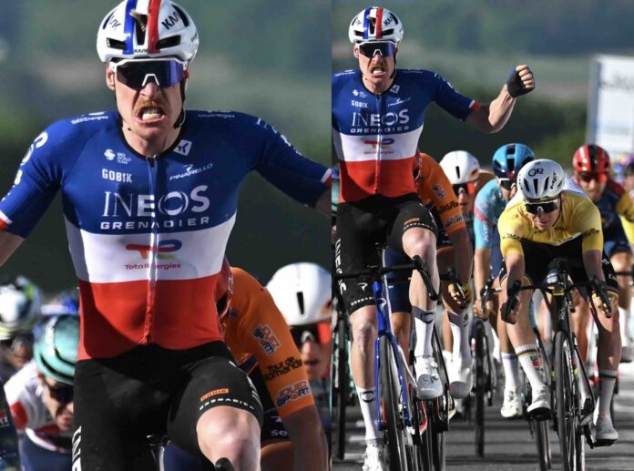 Tour de Romandie 2026 étape 3 Dorian Godon éteint Pogacar au sprint et souffre un doublé