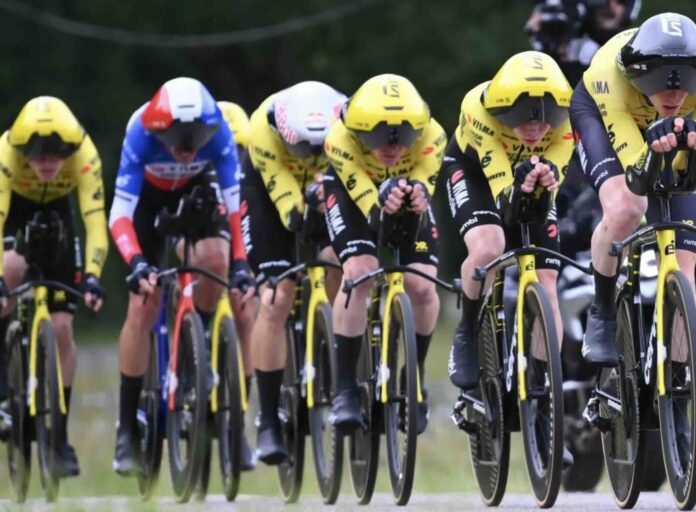 Tour Auvergne Rhône Alpes 2026 VIsma remporte le chrono Baudin sauve son maillot jaune