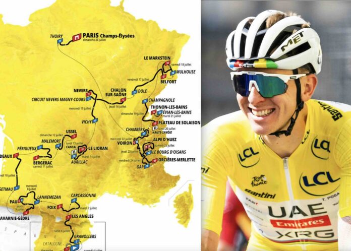 Tour de France 2026 le parcours officiel complet 21 étapes profils carte dates