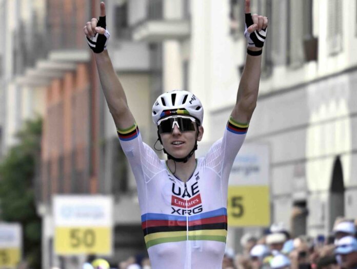 Tour de Suisse 2026 Tadej Pogacar écrase la 1ère étape après un raid de 70 km