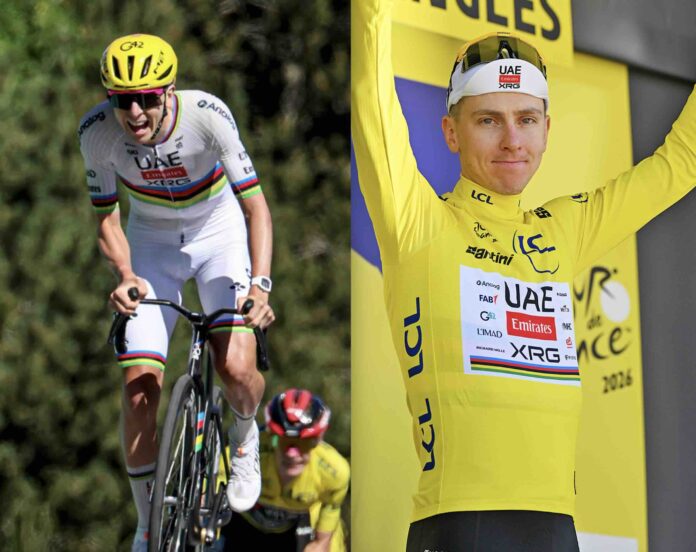 Tour de France 2026 étape 3 Pogacar s'impose aux Angles reprend le maillot jaune Vingegaard cède dans le final