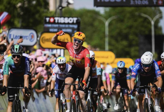 Tour de France 2026 Soren Waerenskjold surprend les sprinteurs étape record