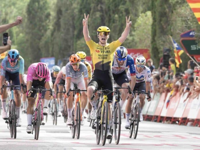 La Vuelta 2026 étape 5 Matthew Brennan fait la passe de deux Visma en démonstration