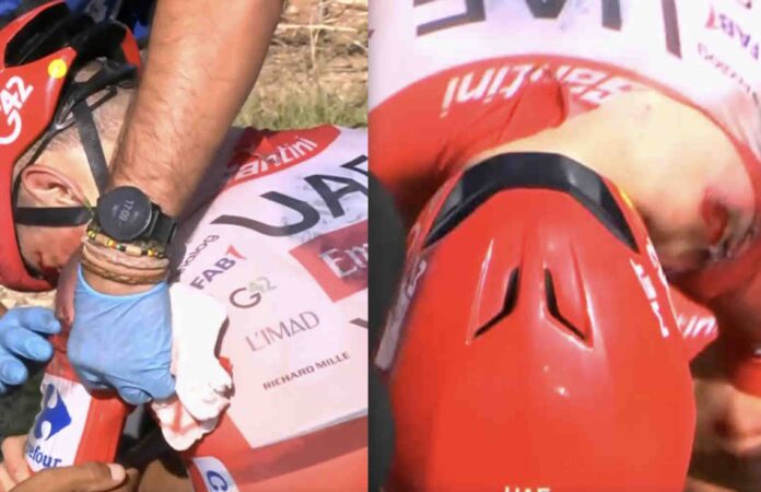 Tadej Pogacar abandonne la Vuelta 2026 l'ogre est tombé la course est relancée