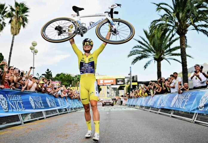 Tour de France Femmes 2026 étape 9 Demi Vollering sacrée à Nice 2e Tour dernière étape en solitaire