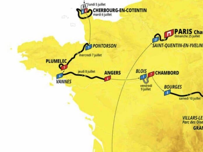 Tour de France 2027 la Bretagne au programme avec Plumelec et Vannes